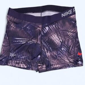 Nike purple pro shorts fitness
